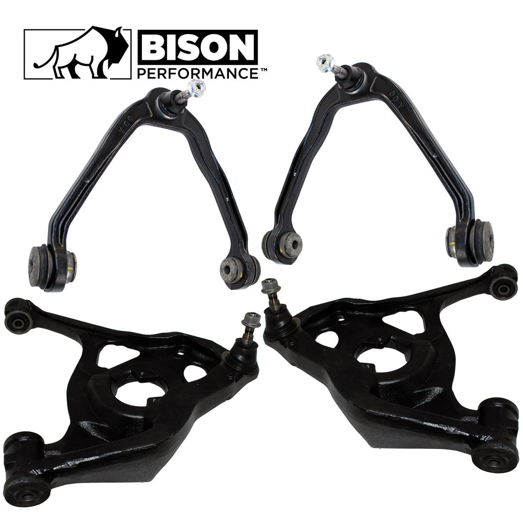 4pc Control Arms Kit for Chevrolet GMC RWD (2010–2023)