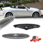 2X Clear Side Marker Light Housing Kit for Lexus SC430 (2002–2010)
