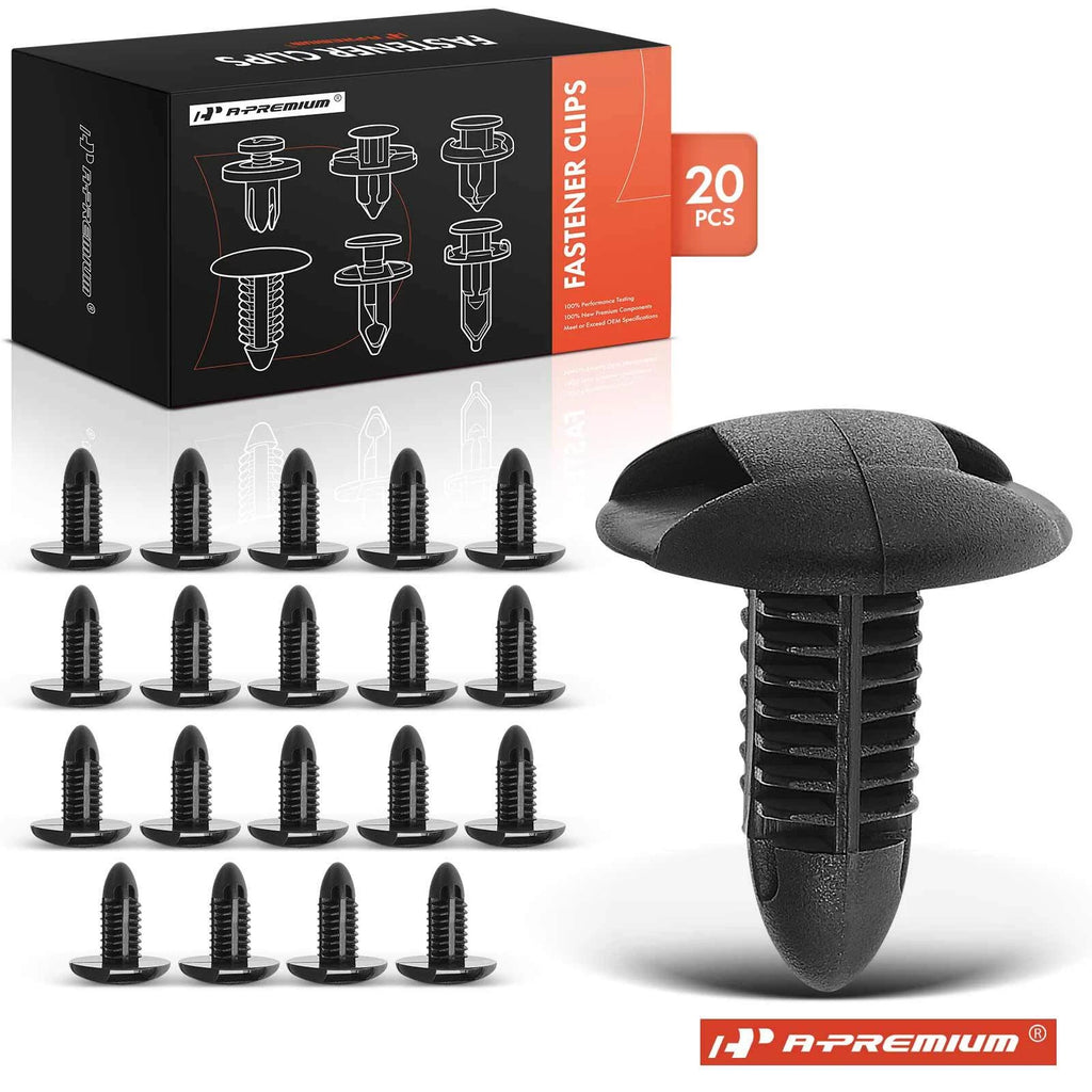 6mm Nylon Trunk Luggage Retainer Clips for Toyota (20Pcs) (Not Specified)