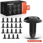 6mm Nylon Trunk Luggage Retainer Clips for Toyota (20Pcs) (Not Specified)