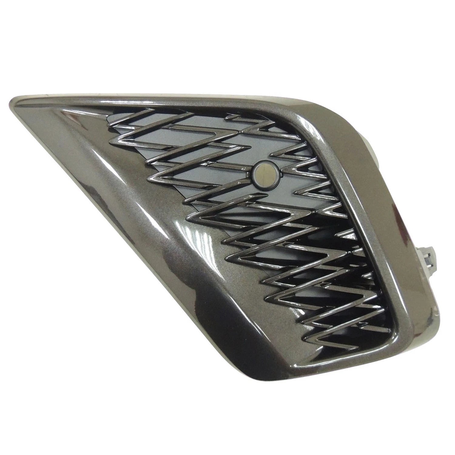 Front Driver Lower Bumper Grille Replacement for Black Painted Polypropylene
