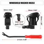 5X Front Windshield Washer Nozzle Kit 85381-44010 for Toyota Tacoma (2005–2015)