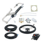 Hydraulic Outboard Steering Kit for 90HP Motors (20ft Hose)