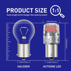 2X LED Brake Stop Tail Light Bulb Red for BMW E46 E60 E90 F30 (2000–2019)