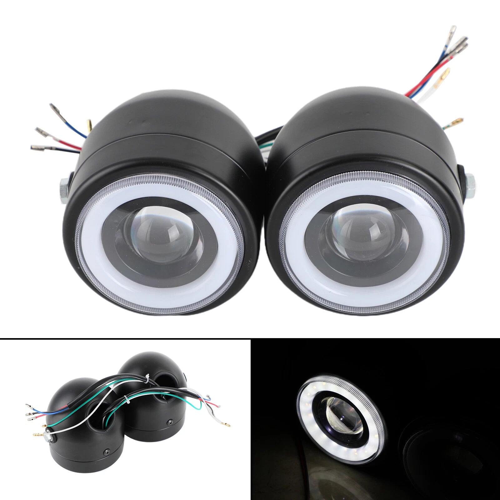 Twin Headlight for Universal Motorcycle (T9)