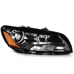 Set of 2 Black Housing Headlights for Volkswagen Passat (2012–2015)