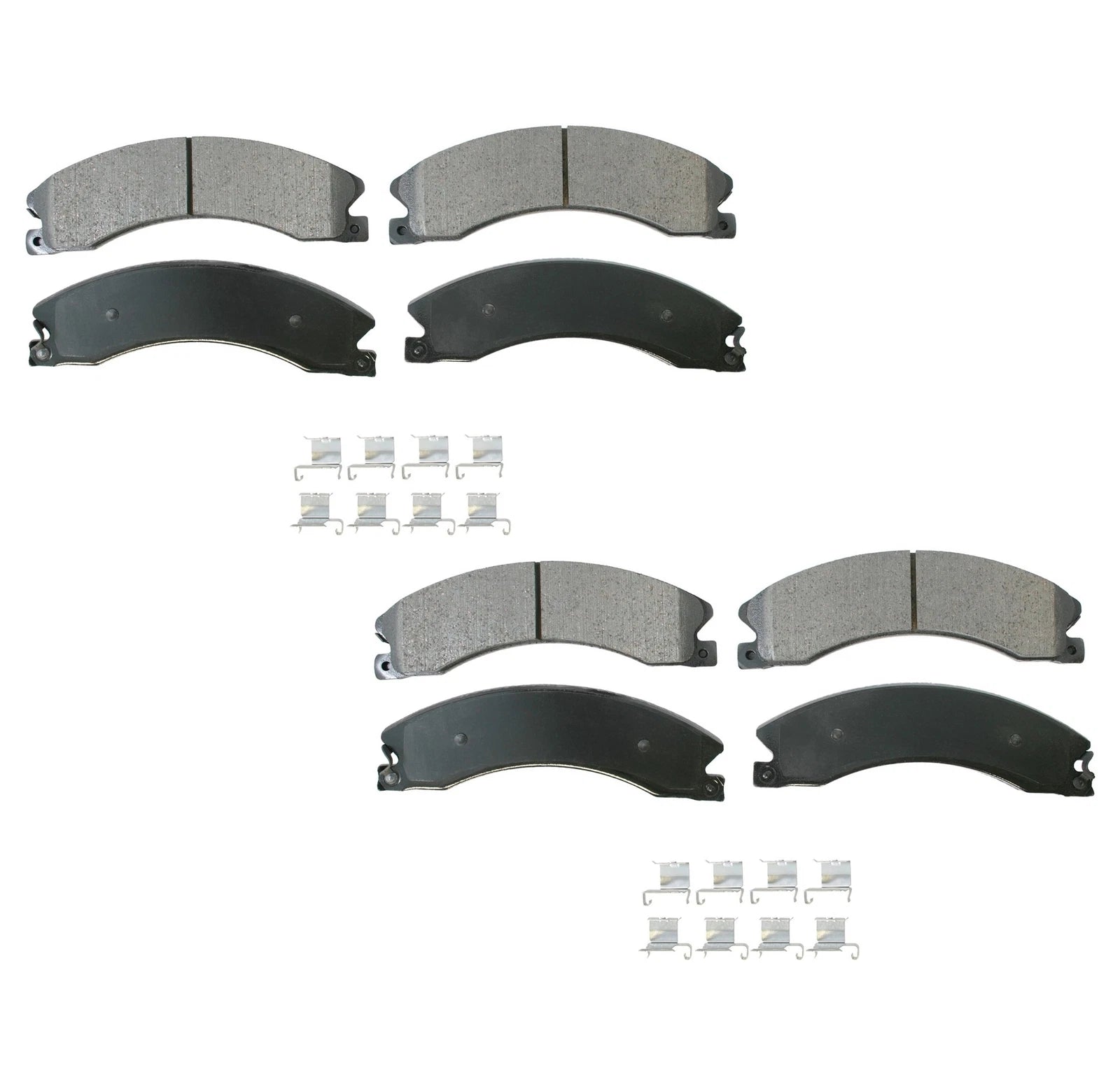 Set of 4 Akebono ProACT Ceramic Brake Pads for Chevrolet GMC Nissan