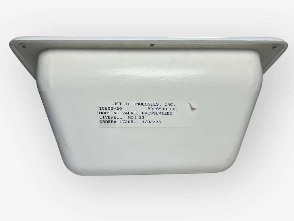 Valve Housing Livewell for Jet Tech (9.5in x 9.5in)