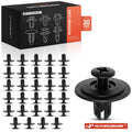 30Pcs 6mm Trim Retainer Clips for Honda Civic Odyssey Prelude
