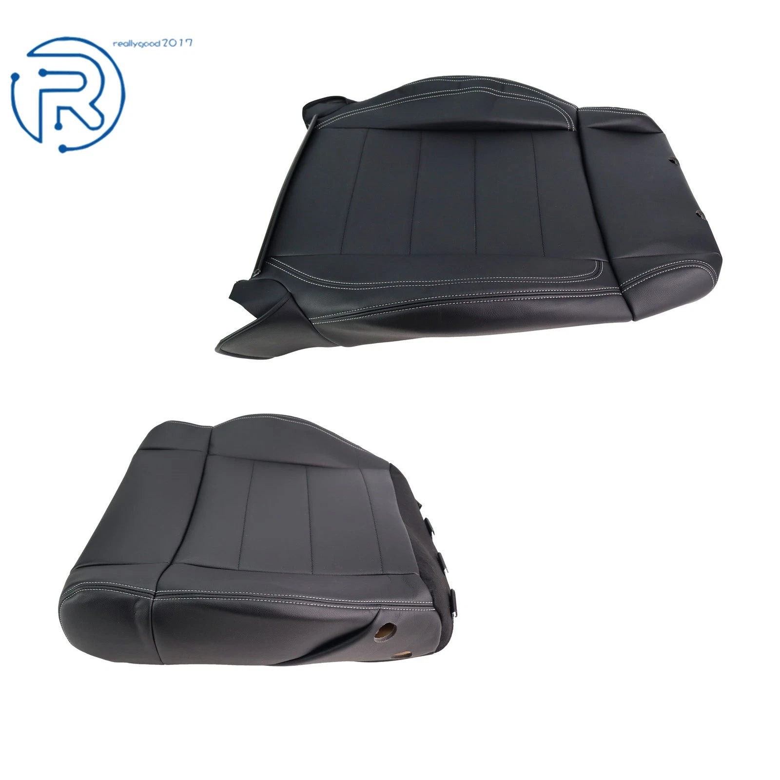 Set of 2 Front Seat Covers for Jeep Wrangler (2007-2012) - Black