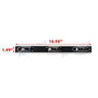 Red Smoked LED Rear Tailgate Tail Light Bar for Dodge Ram 1500-3500 (2014-2024)