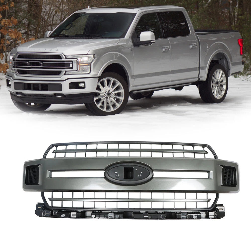 Front Upper Bumper Grille for Ford F-150 XLT (2018–2020) JL3Z-8200-FCPTM