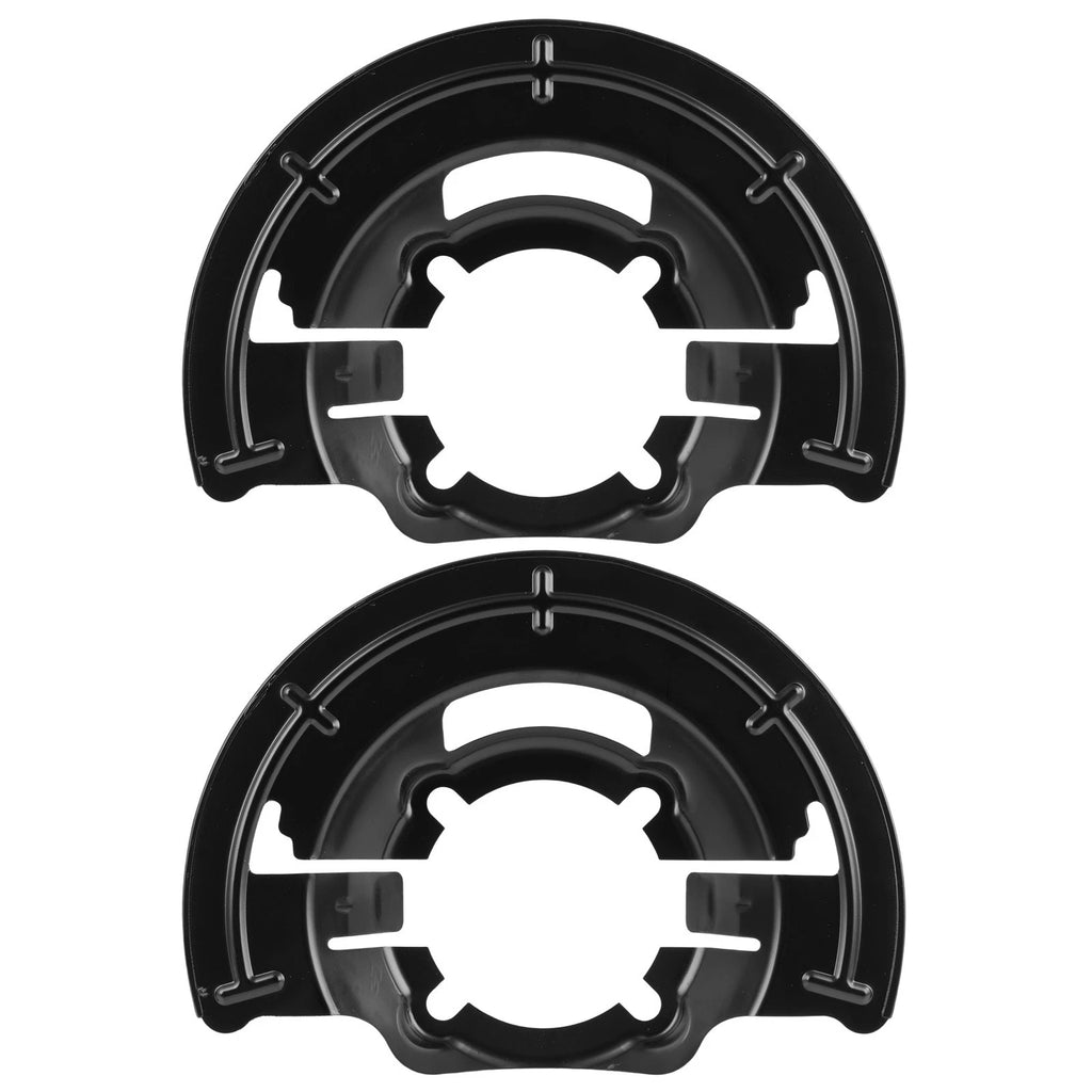 Set of 2 Front Brake Dust Shields for Ford F-250