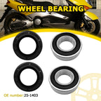 Silver Ball Bearings + Seals for Kawasaki Mule 1000 (1988, 2000-2001)