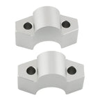 Handlebar Riser Clamp Mount Adapter Silver for Honda ADV 150 160 (2017-2023)