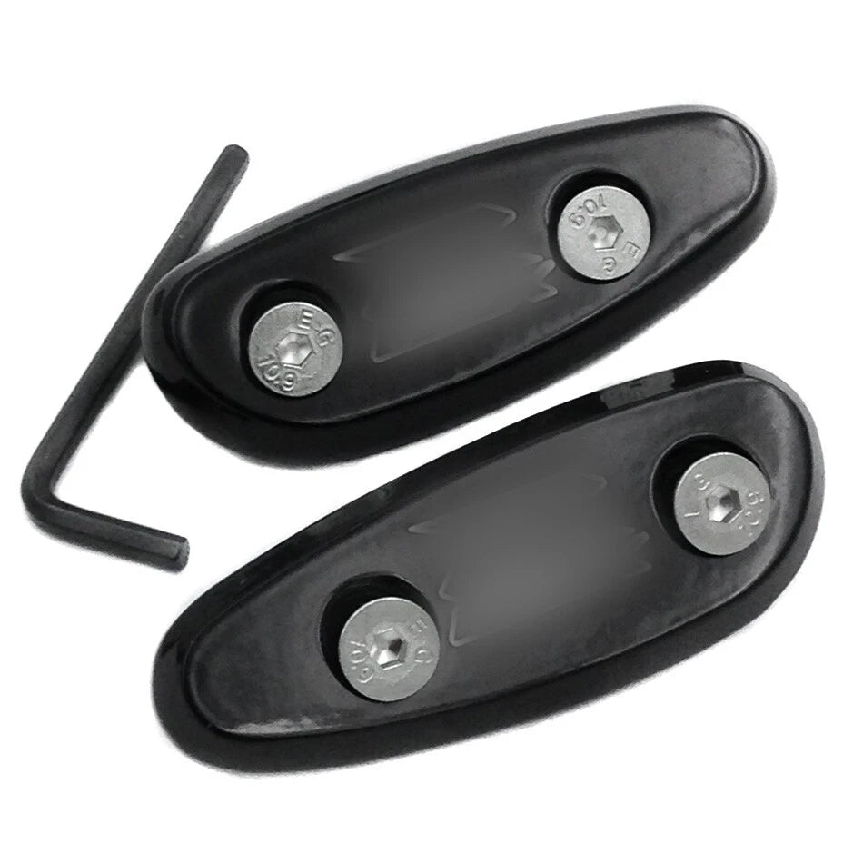 Mirror Block Off Base Plates for Suzuki GSX-R 600 750 1000 (2001–2004) Black