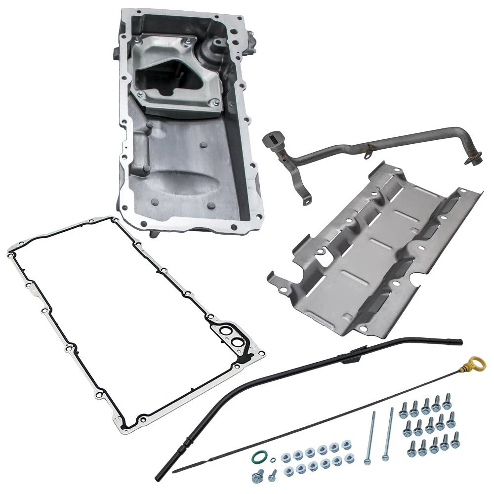 Aluminum Oil Sump Pan for GM LS1 LS3 LSA LSX RWD (1955–1995) 19212593 5Qt