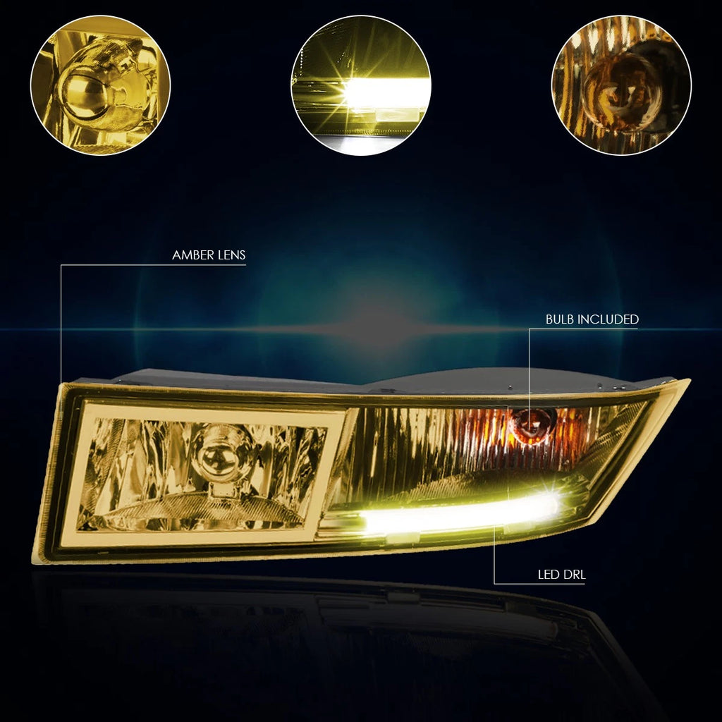 LED Fog Lights for Cadillac Escalade ESV/EXT (2007–2014) - Amber Lens