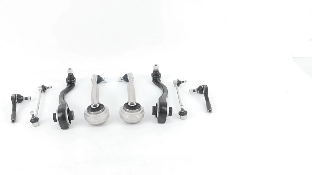 Set of 8 Front Control Arm Sway Bar Outer Tie Rod Ends for Mercedes-Benz CLK550 (2007–2009)