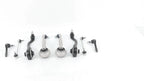 Set of 8 Front Control Arm Sway Bar Outer Tie Rod Ends for Mercedes-Benz CLK550 (2007–2009)