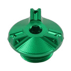 Green Engine Oil Cap Bolt Cover for Kawasaki Z400/650/800/900/Z1000