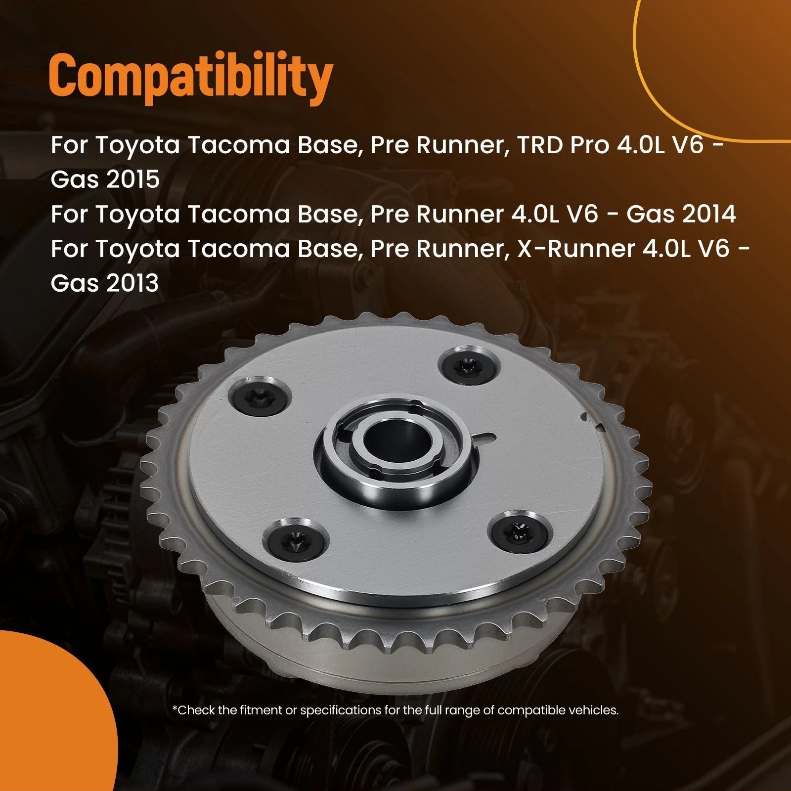 Engine Cam Sprocket for Toyota Tundra 4.0L V6 (2005–2011) 13050-31030