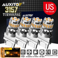 2X 3157 LED Amber Yellow Turn Signal Bulb for Various Vehicles