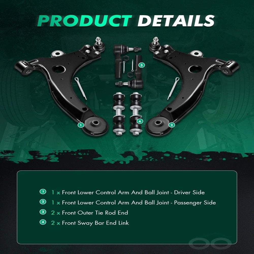 Front Lower Control Arm for Buick Regal (1997–2004) & Pontiac Grand Prix (2004–2008)
