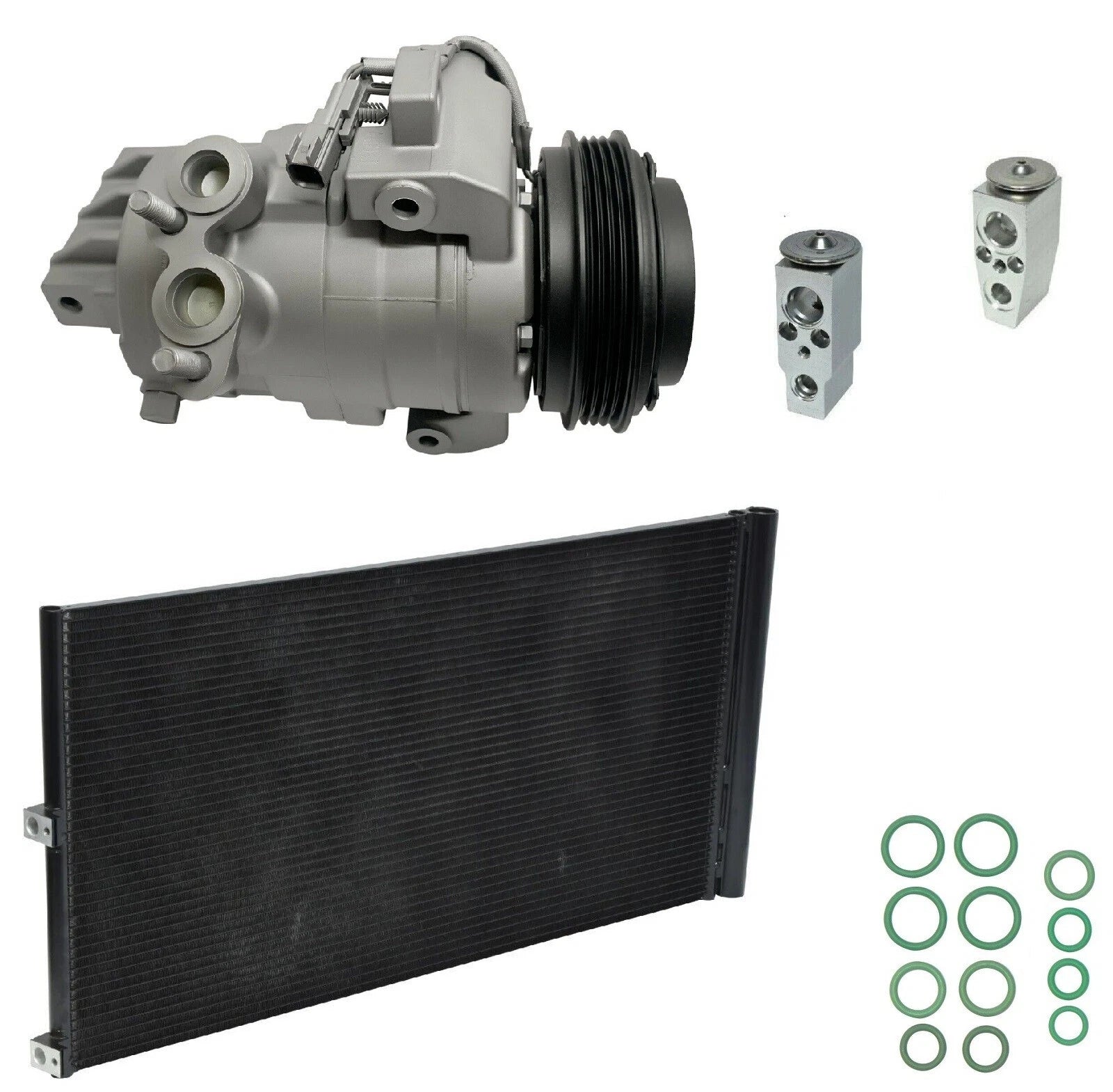 AC Compressor Kit With Condenser for Ford Expedition 3.5L (2015-2017)