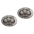 2X Ultra Low Emission 3Star Stickers for Johnson Evinrude Tohatsu Outboard