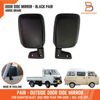 Left Right Side Door Wing Mirror Black for Daihatsu Hijet Pickup (1981-2023)