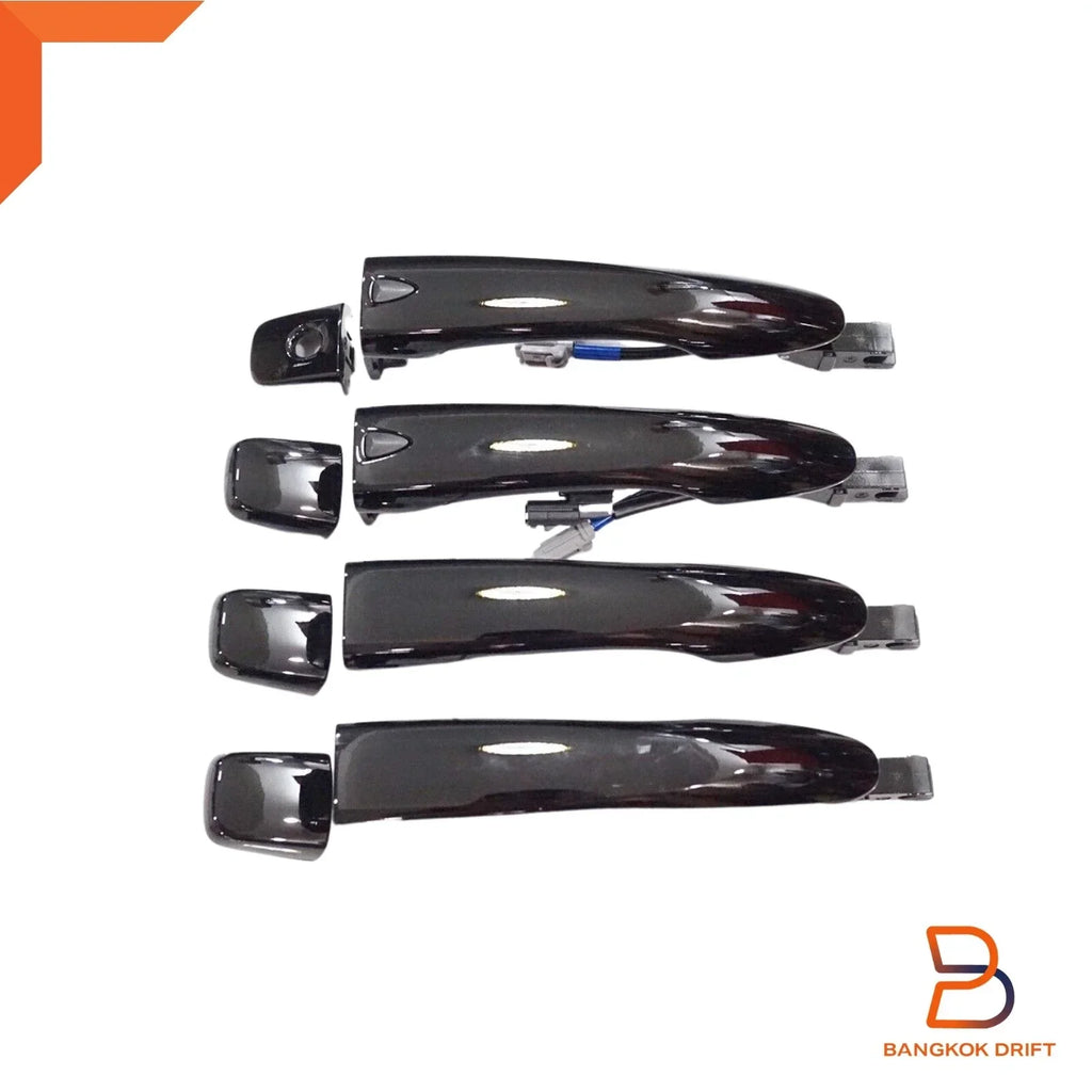 Black Edition Outside Grip Door Handles Set for Nissan Navara NP300 (2015-2023)