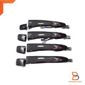 Black Edition Outside Grip Door Handles Set for Nissan Navara NP300 (2015-2023)