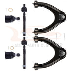 Set of 6 Front Upper Control Arm, Ball Joint, Tie Rod for Honda Civic (1996–2000)