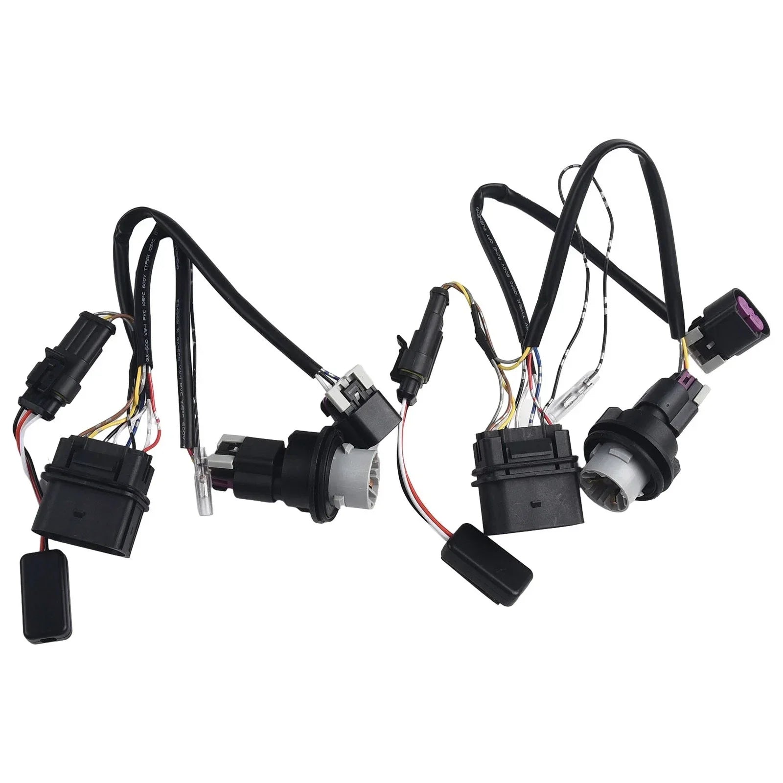 2 x Headlights Conversion Wire for Ram 1500/2500 for Ram 1500/3500 Black