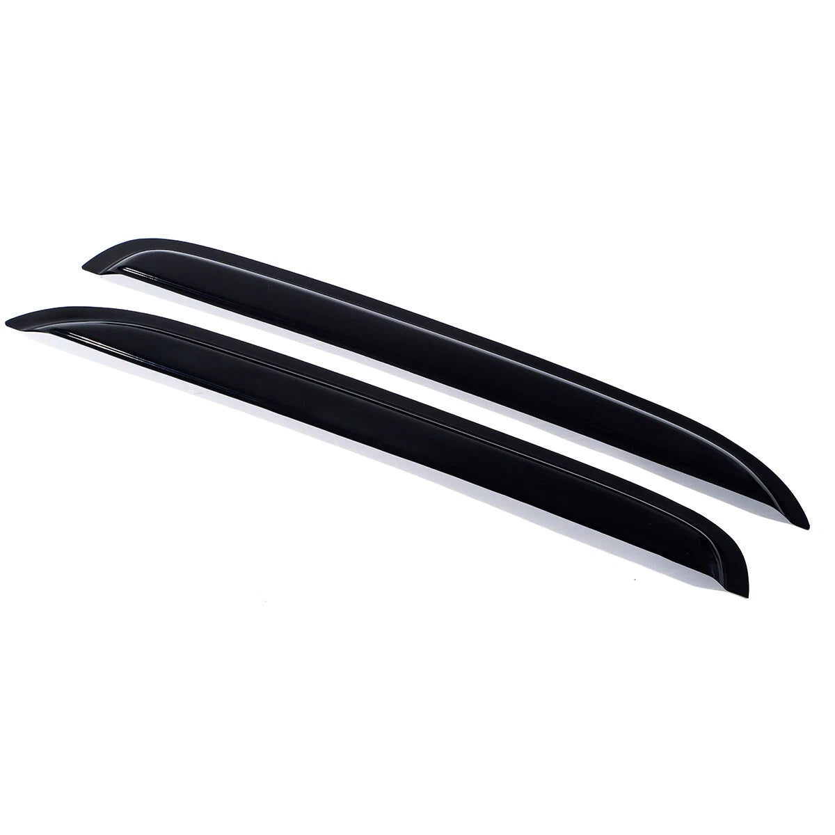 Set of 4 Window Visors for Chevy Silverado 1500 Crew Cab (2007–2014)