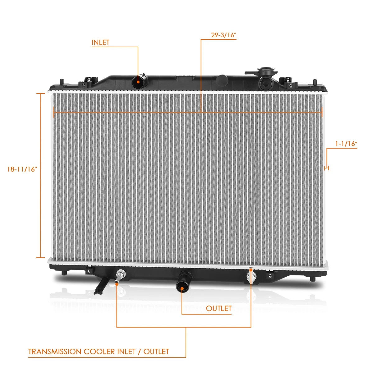 Aluminum Core Cooling Radiator for VW Passat CC (2006–2017)