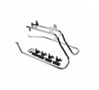 Chrome Saddlebag Support Conversion Bracket Kit for Harley Heritage Softail (1984–1991)