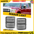 Set of 2 Clear Lens Side Mirror Marker Lights for Ford F250 F350 F450 F550 (2008–2016)