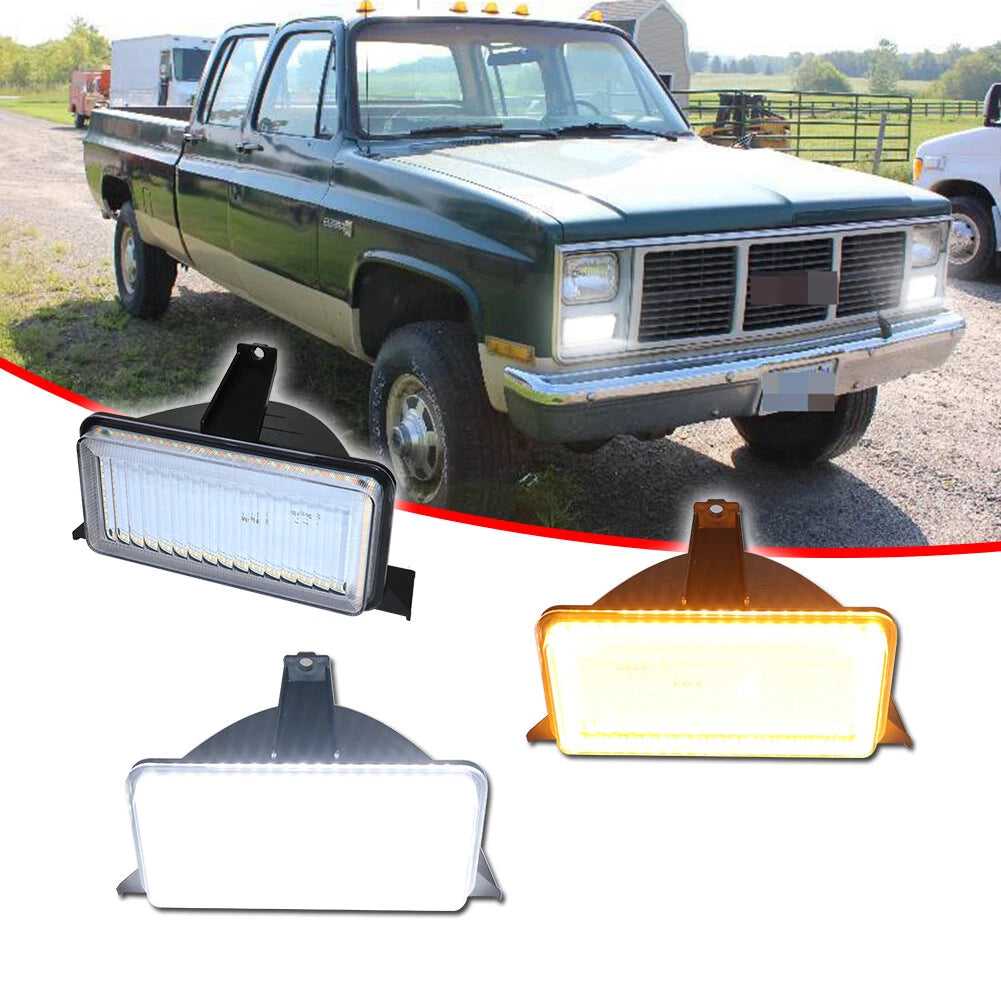 Clear Marker Signal Blinker Lights for Chevrolet GMC Pickup Truck