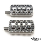 2X Chrome CNC Dominator Shifter Peg for Harley Low Rider Heritage Softail (1988–2023)