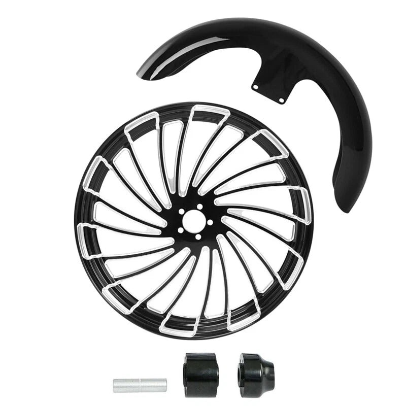 21" Front Fender Wheel Rim & Single Disc Hub for Harley Street Glide (2008–2024)