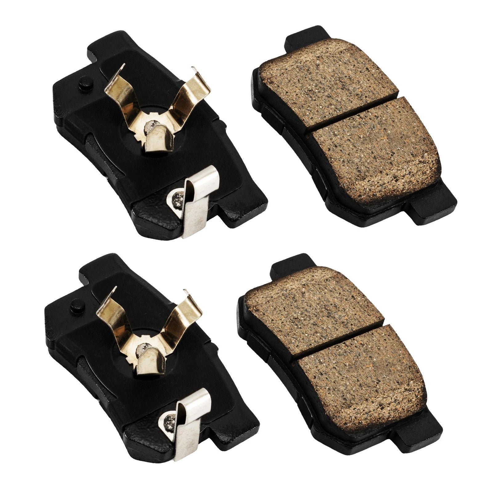 Rear Ceramic Brake Pad Set for Honda CR-V Crosstour (2005–2016) (2012–2015)