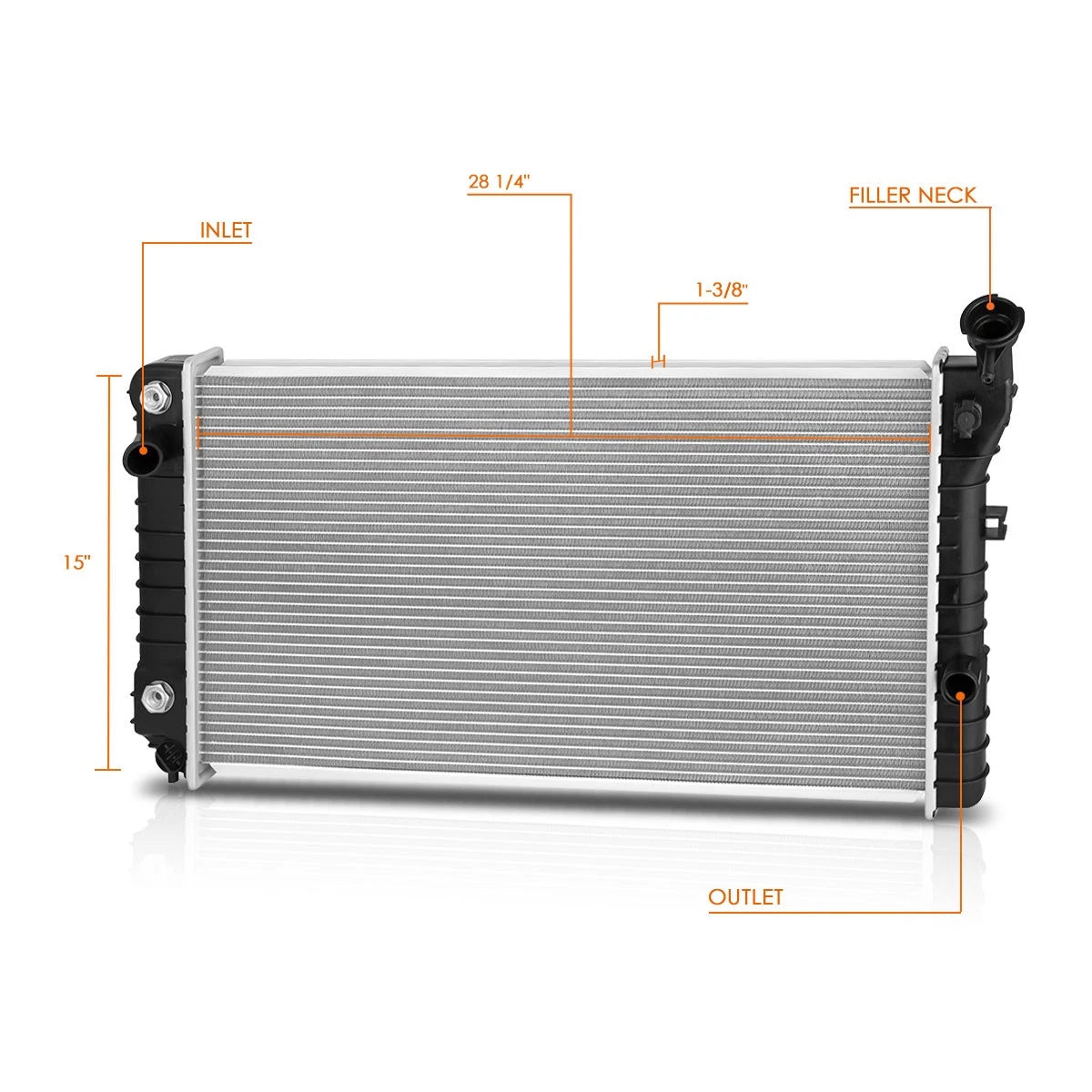 Aluminum Radiator for Regal/Cutlass Supreme/Grand Prix (1988–1991) DPI-658