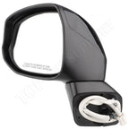 Left Driver Side View Mirror for Honda Civic (2012–2014) Power Textured Black