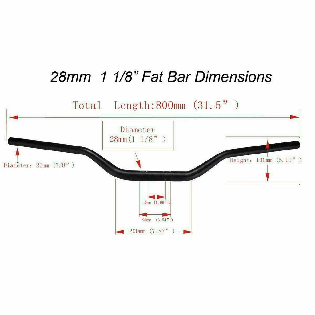 Alloy Handle Bar Clamp 28mm for Street Bike (1-1/8")