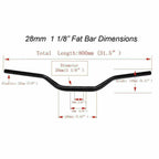 Alloy Handle Bar Clamp 28mm for Street Bike (1-1/8")