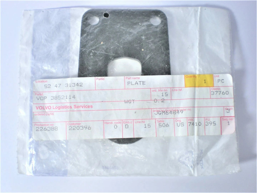Fuel Pump Plate for Volvo Penta 5.7L (3852114)
