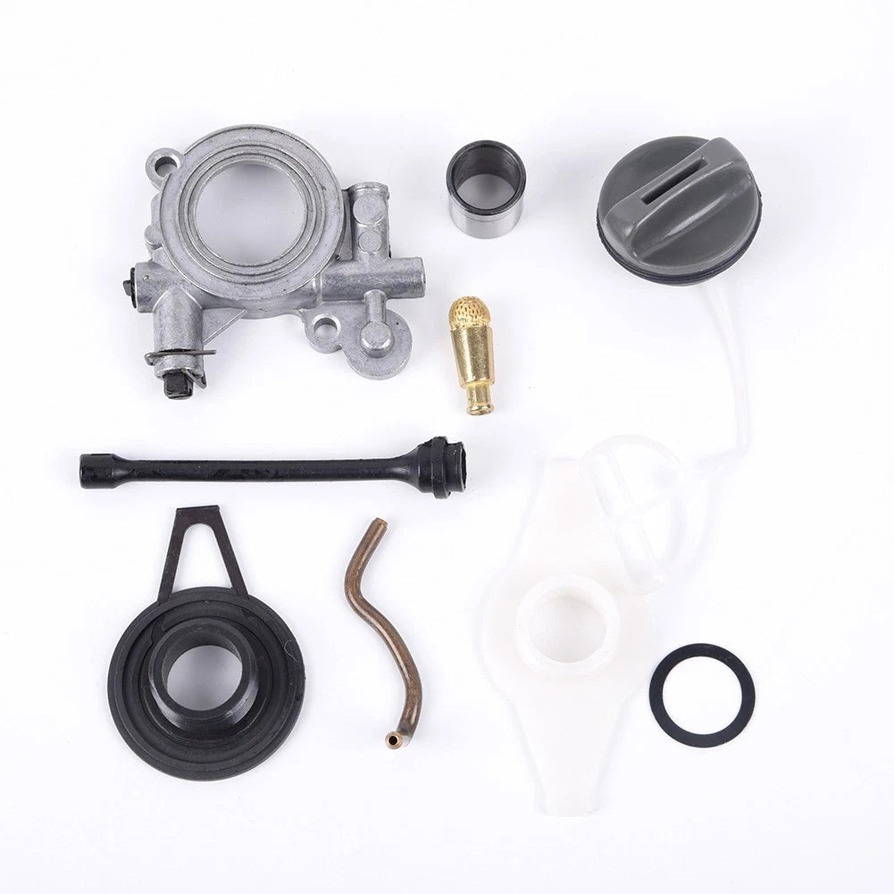 Oil Pump Line Kit 9pcs for Chainsaw 385 390 362
