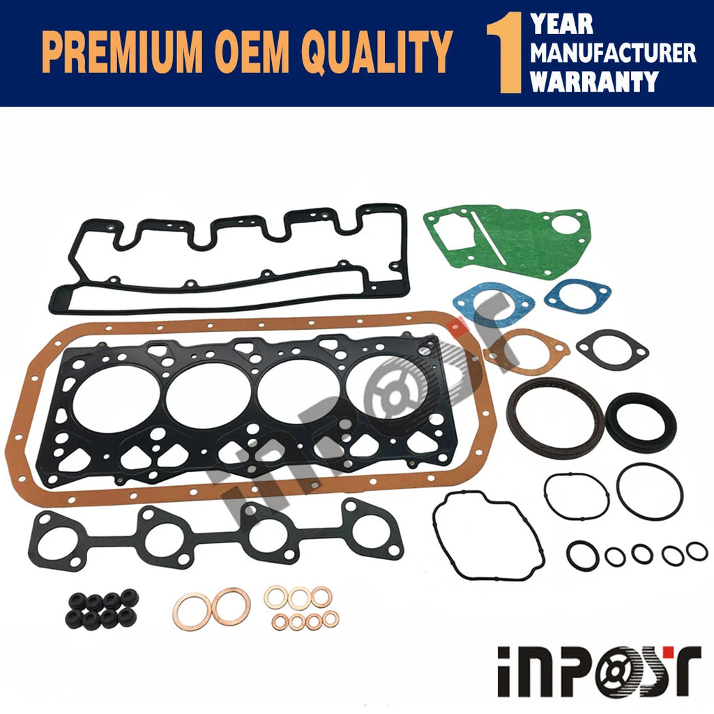4LE1 Head Full Gasket Set for Isuzu EX55 ZX55UR ZX55 (Excavators)